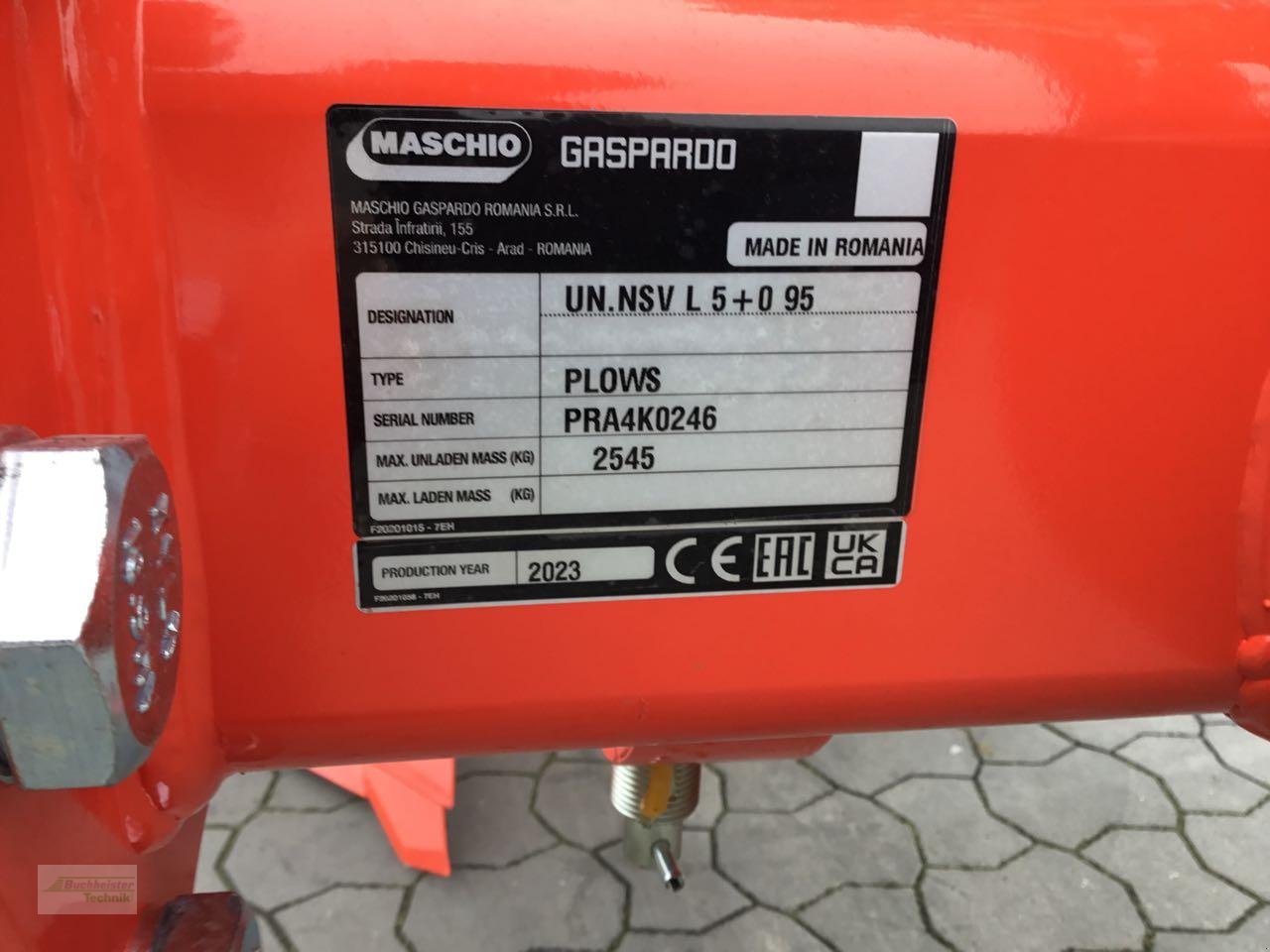 Pflug of the type Maschio UNICO L Vario 5+ NonStop, Neumaschine in Nordstemmen (Picture 5)