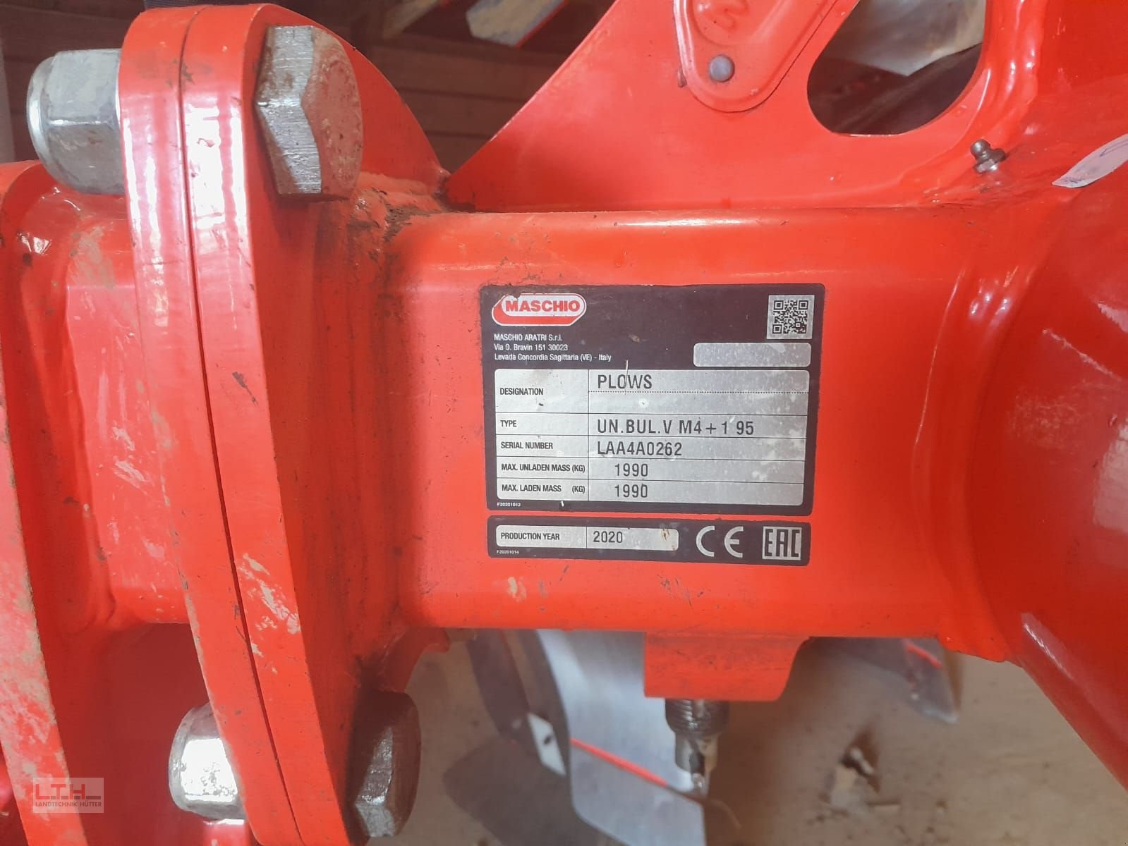 Pflug a típus Maschio UNICO M PASSO 4, Gebrauchtmaschine ekkor: Gnas (Kép 9)