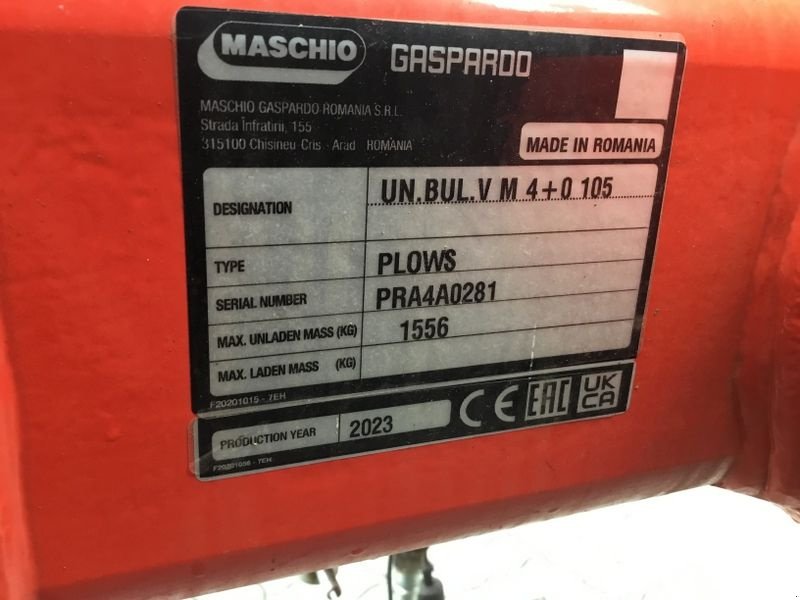 Pflug des Typs Maschio Unico M Vario 4+, Vorführmaschine in Straden (Bild 3)
