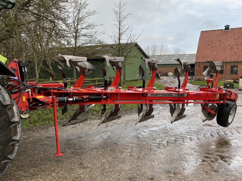 Pflug des Typs Massey Ferguson 5 furet vario plov. Øverum i rød farve, Gebrauchtmaschine in øster ulslev (Bild 1)