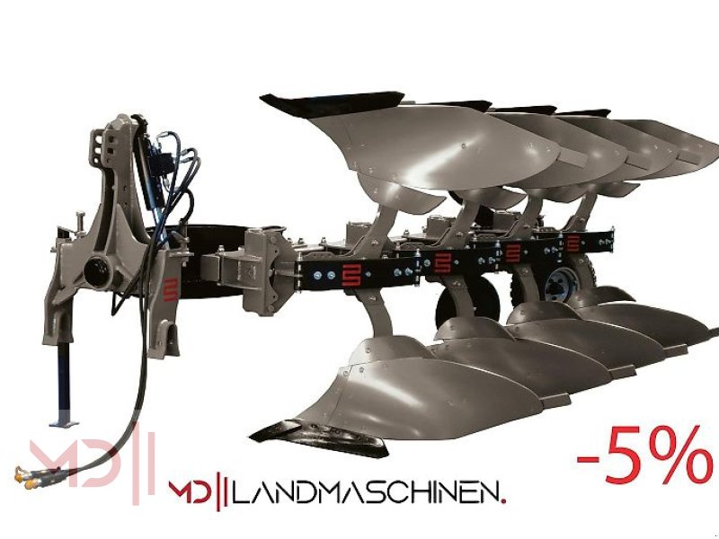 Pflug del tipo MD Landmaschinen MD RX Drehpflug  POB 3, 4, 5 Schar, Bolzensicherung, Neumaschine en Zeven (Imagen 1)