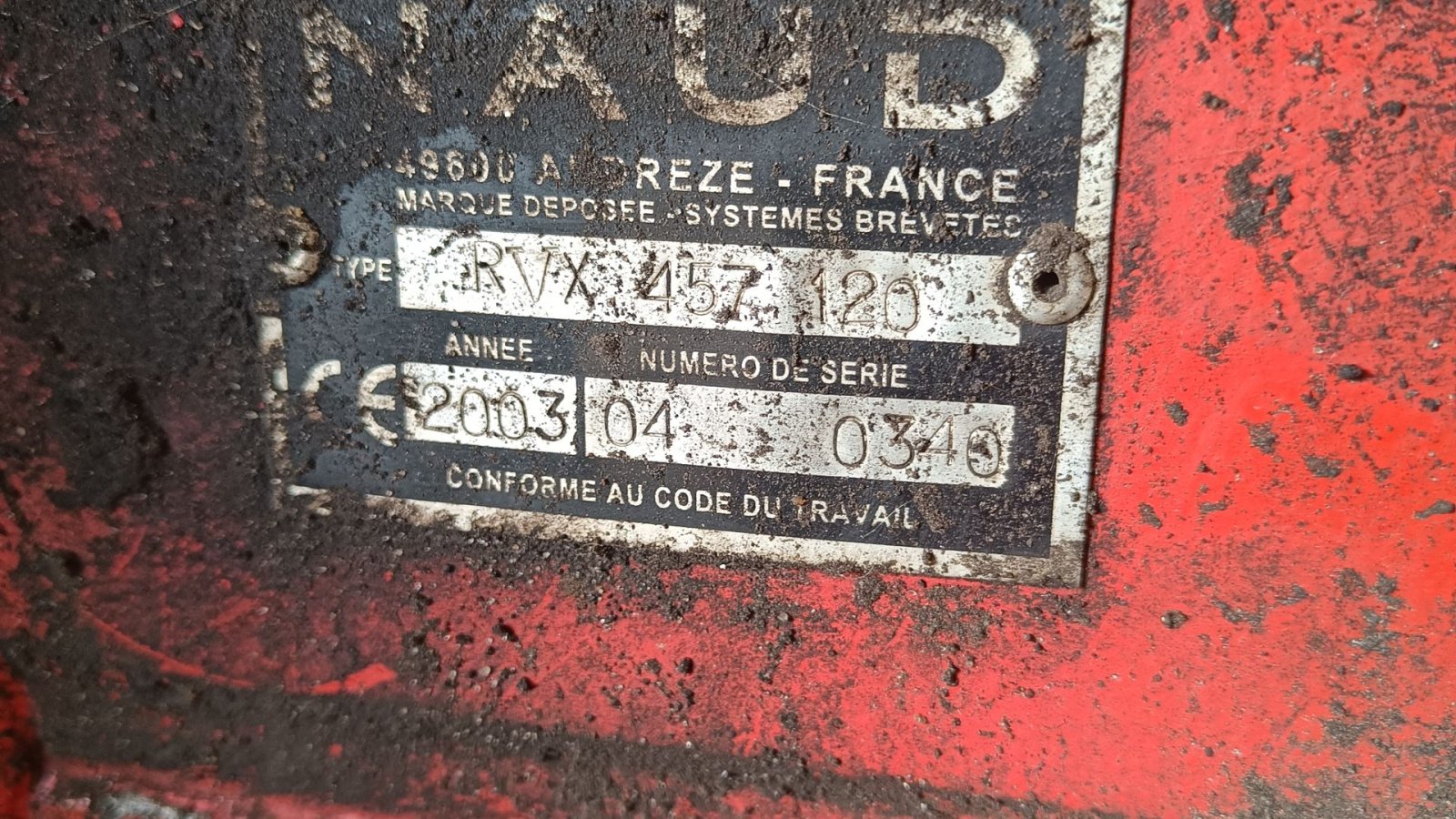 Pflug a típus Naud 57 med fiberplader og jord pakker, Gebrauchtmaschine ekkor: Egtved (Kép 12)