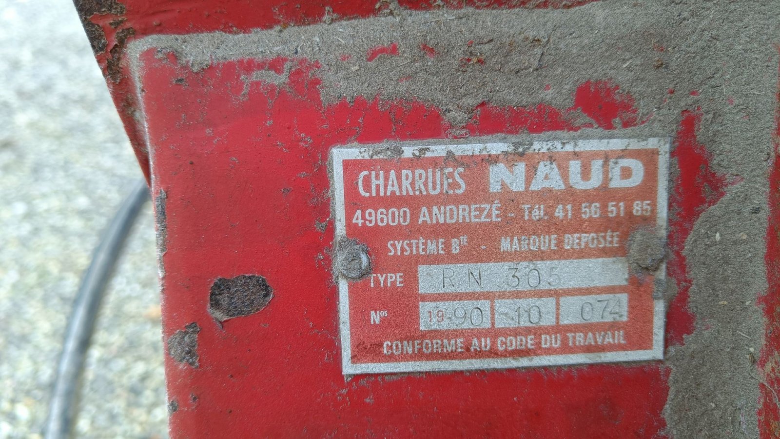 Pflug del tipo Naud RN 305 3 furet, Gebrauchtmaschine en Egtved (Imagen 7)