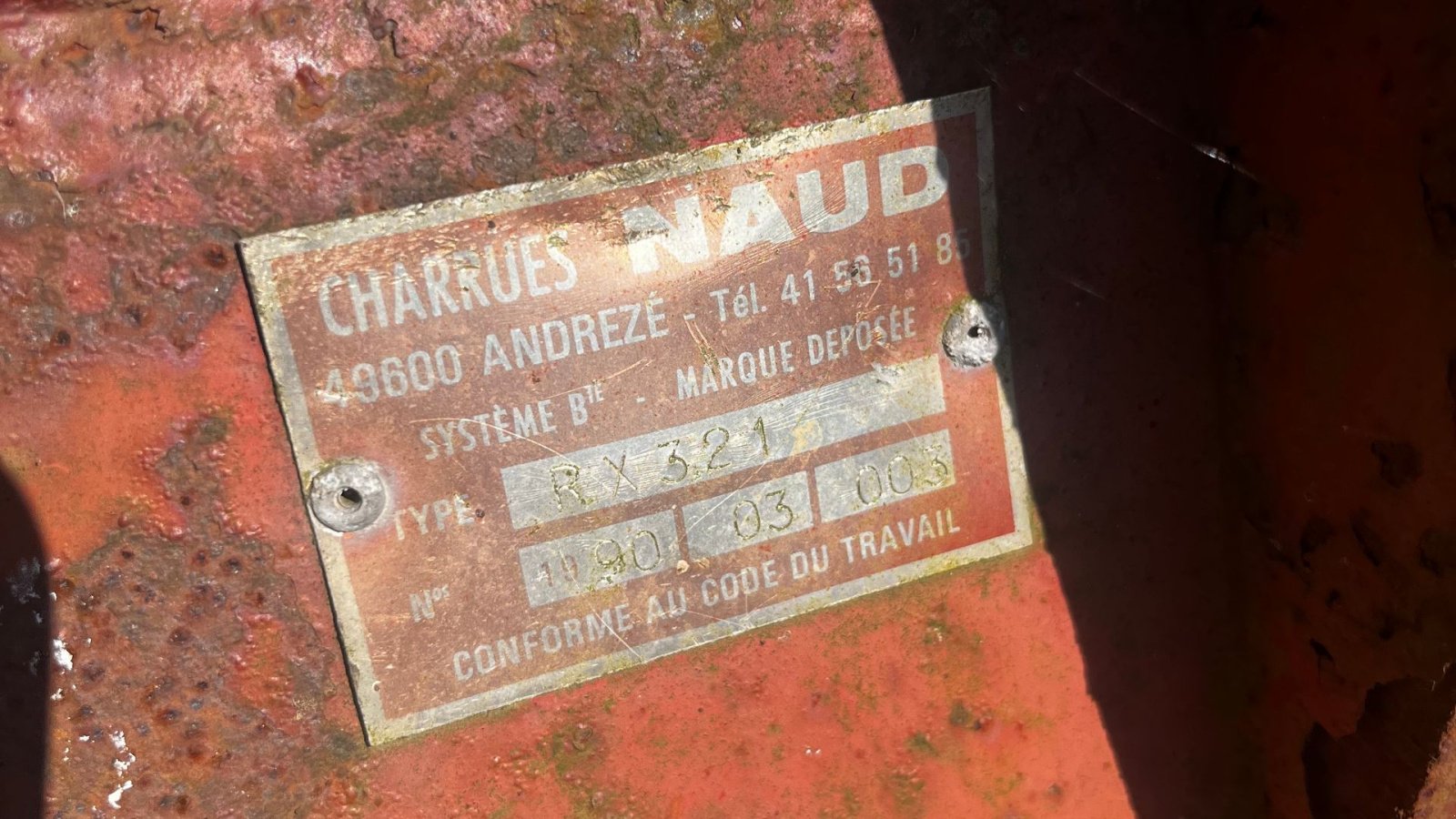 Pflug Türe ait Naud RX 321, Gebrauchtmaschine içinde Toftlund (resim 4)