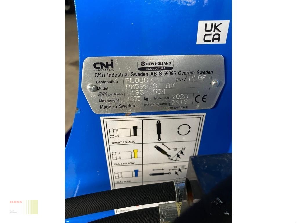 Pflug типа New Holland ÖVERUM PM5980S AX, 5-Schar, Volldrehpflug, Pflug, NEU !, Neumaschine в Ankum (Фотография 12)