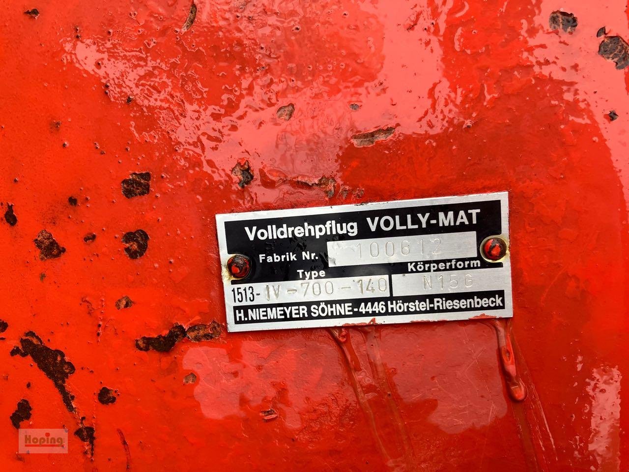 Pflug des Typs Niemeyer 1513-IV-700-140, Gebrauchtmaschine in Bakum (Bild 11)