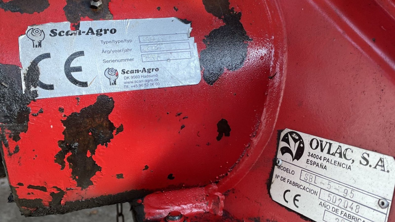 Pflug typu Ovlac SBL-5-95, 4 furet variabel. Velholdt, Gebrauchtmaschine w øster ulslev (Zdjęcie 5)