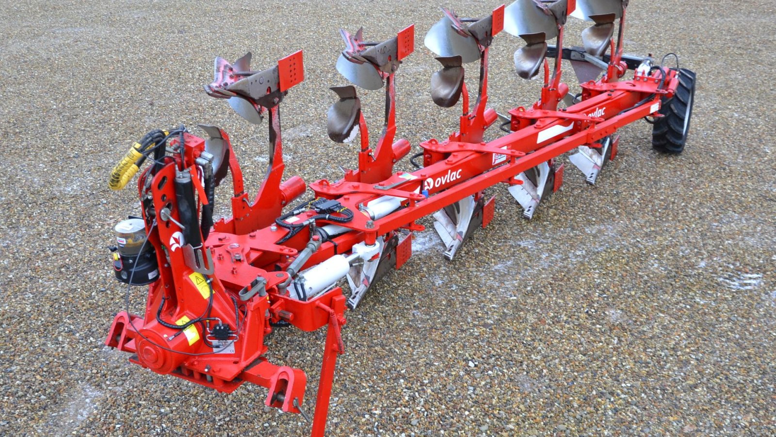 Pflug typu Ovlac SH-5-130/95-XL-HY-CS Hyd. hjul + Centralsmørring, Gebrauchtmaschine v Vils, Mors (Obrázek 1)