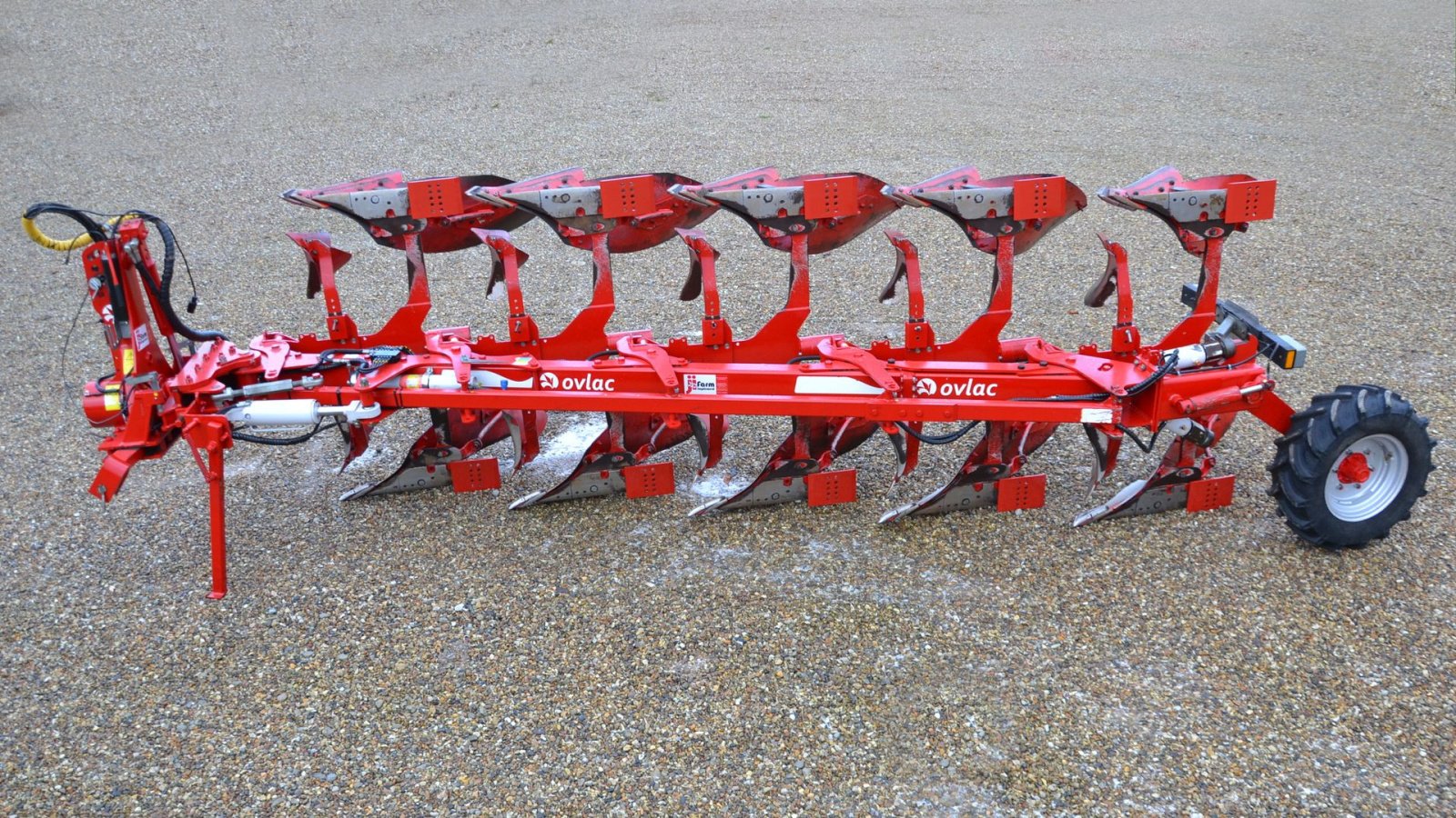 Pflug typu Ovlac SH-5-130/95-XL-HY-CS Hyd. hjul + Centralsmørring, Gebrauchtmaschine v Vils, Mors (Obrázek 6)