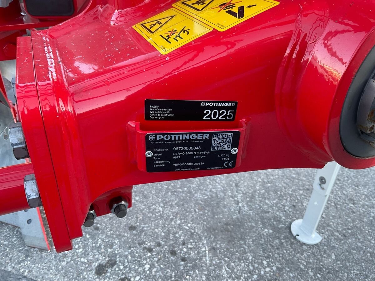 Pflug Türe ait Pöttinger Servo 2000 N (4)/46Wc, Neumaschine içinde Zwettl (resim 12)
