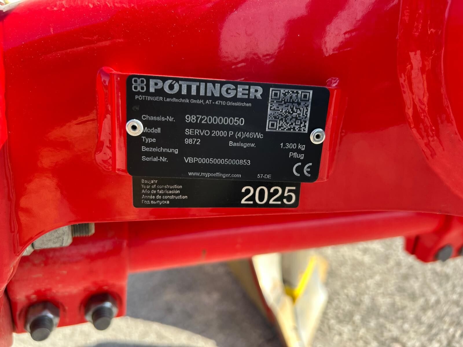 Pflug of the type Pöttinger Servo 2000P, Vorführmaschine in Kirchdorf (Picture 14)