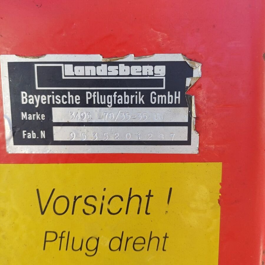 Pflug Türe ait Pöttinger Servo 3, Gebrauchtmaschine içinde Geinberg (resim 8)