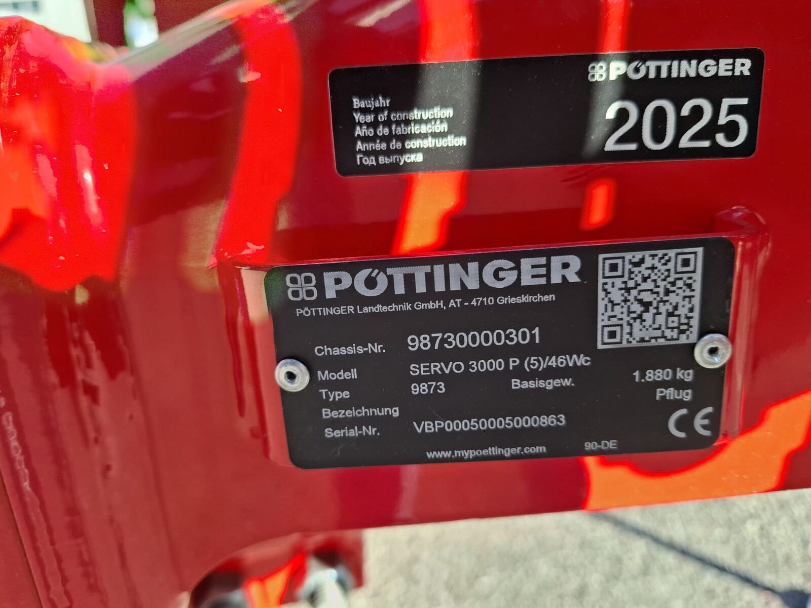 Pflug typu Pöttinger Servo 3000, Neumaschine w Geinberg (Zdjęcie 11)