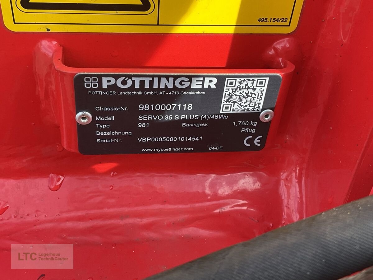 Pflug типа Pöttinger Servo 35 S Plus 4-sch., Vorführmaschine в Kalsdorf (Фотография 12)