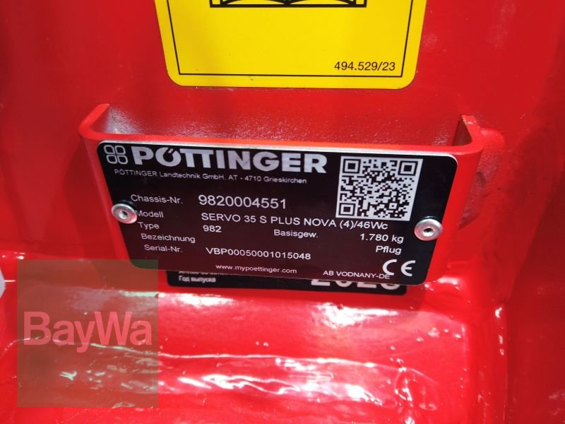 Pflug tipa Pöttinger SERVO 35 S PLUS NOVA 4-SCHARIG, Vorführmaschine u Erbach (Slika 16)