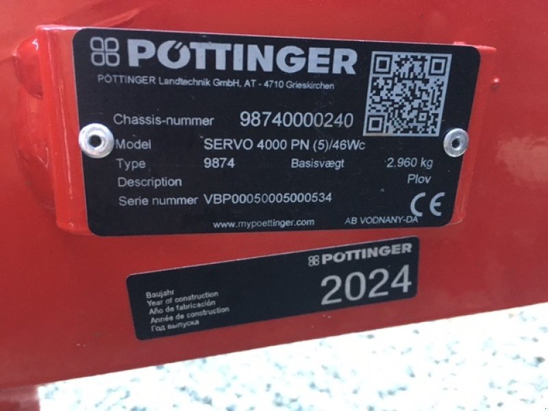 Pflug типа Pöttinger Servo 4000 Plus Nova Klar til levering, Gebrauchtmaschine в Gram (Фотография 13)