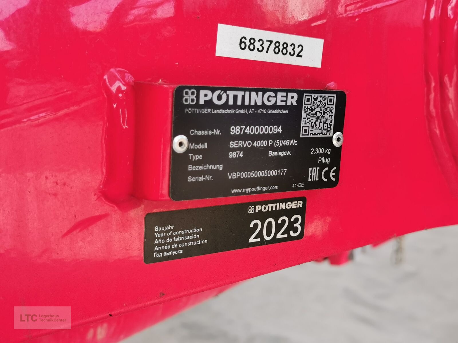 Pflug des Typs Pöttinger Servo 4000 Plus, Vorführmaschine in Redlham (Bild 12)