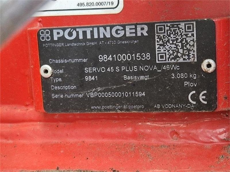 Pflug типа Pöttinger SERVO 45 S PLUS NOVA 6 furet, Gebrauchtmaschine в Ribe (Фотография 5)
