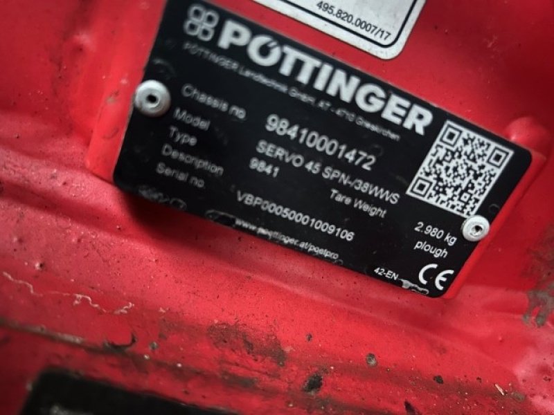 Pflug del tipo Pöttinger SERVO 45 S PLUS NOVA, Gebrauchtmaschine In Rødding (Immagine 4)