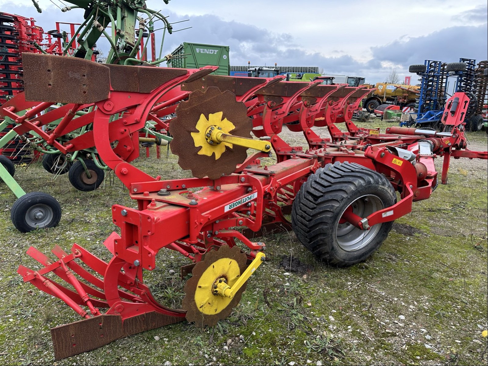 Pflug Türe ait Pöttinger Vario Pflug Servo 6.50 Plus, Gebrauchtmaschine içinde Gadebusch (resim 6)