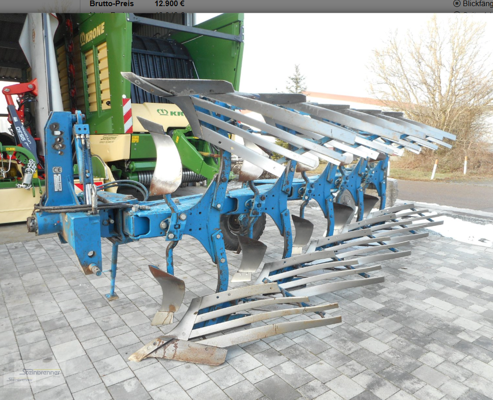 Pflug del tipo Rabe Albatros 140, Gebrauchtmaschine en Wörnitz (Imagen 1)