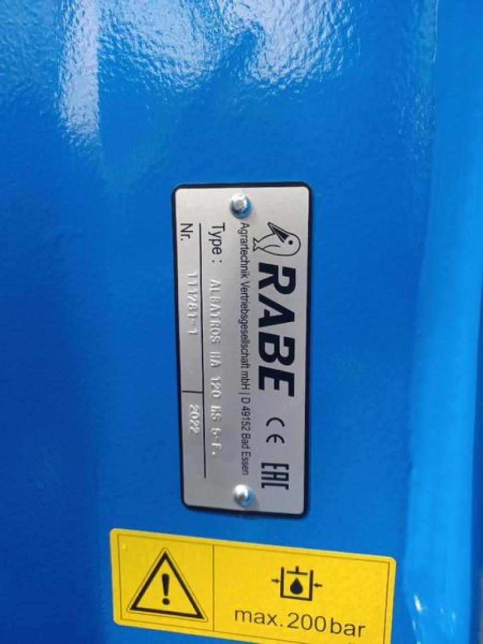 Pflug des Typs Rabe albatros ha 120, Gebrauchtmaschine in STAPEL (Bild 10)