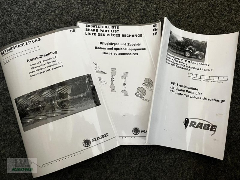 Pflug typu Rabe Albatros VHA 140, Gebrauchtmaschine v Spelle (Obrázek 10)