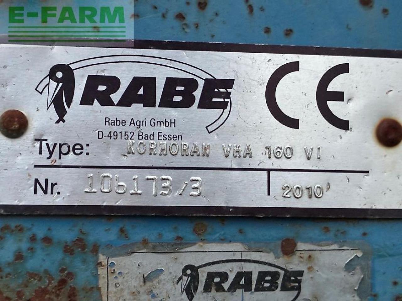 Pflug des Typs Rabe kormoran vha 160 7 scharig, Gebrauchtmaschine in NEUENDORF AM SPECK (Bild 8)