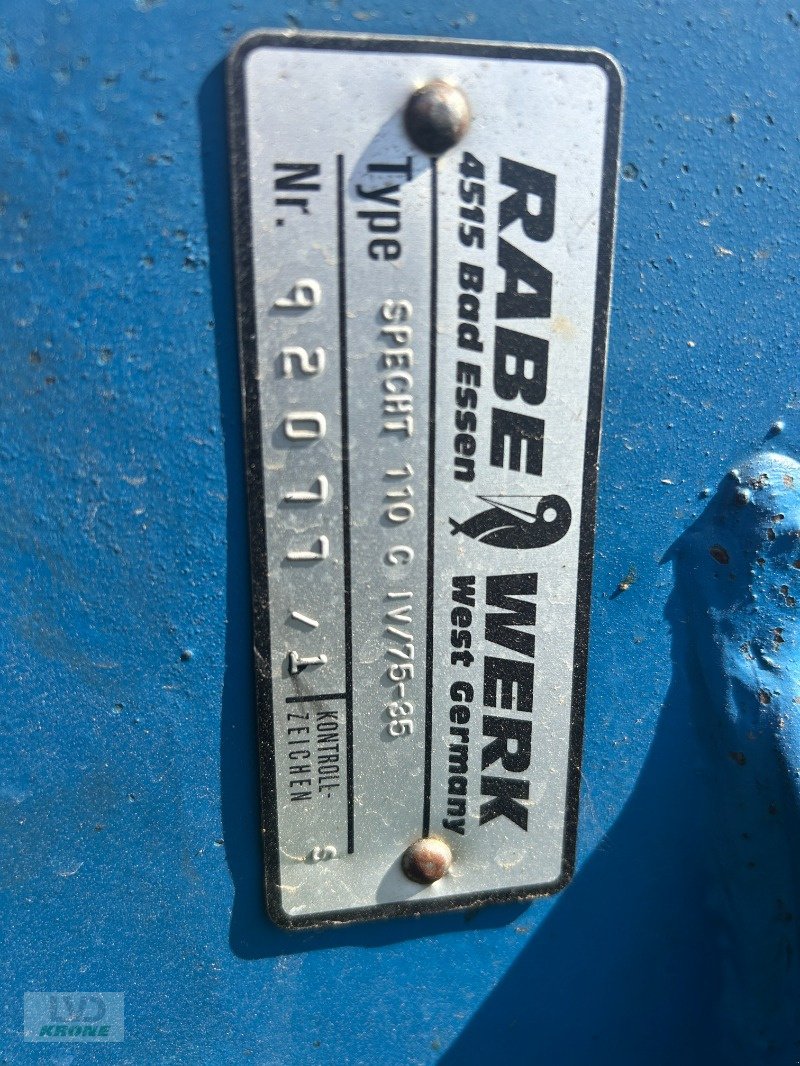 Pflug van het type Rabe Specht 110C 75-35, Gebrauchtmaschine in Barsinghausen OT Groß Munzel (Foto 7)