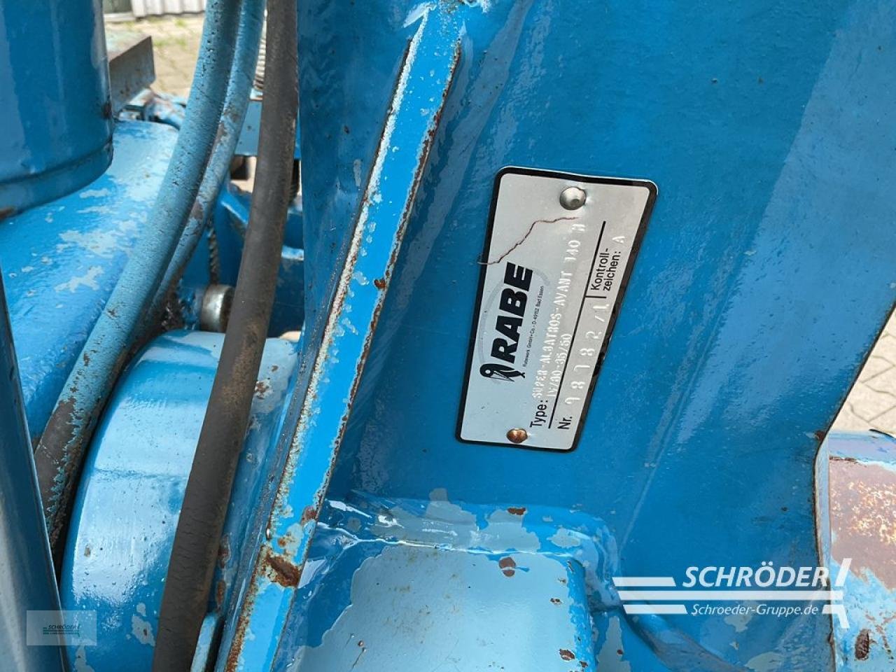 Pflug des Typs Rabe SUPER ALBATROS AVANT 140 IV/80-35/50, Gebrauchtmaschine in Scharrel (Bild 9)