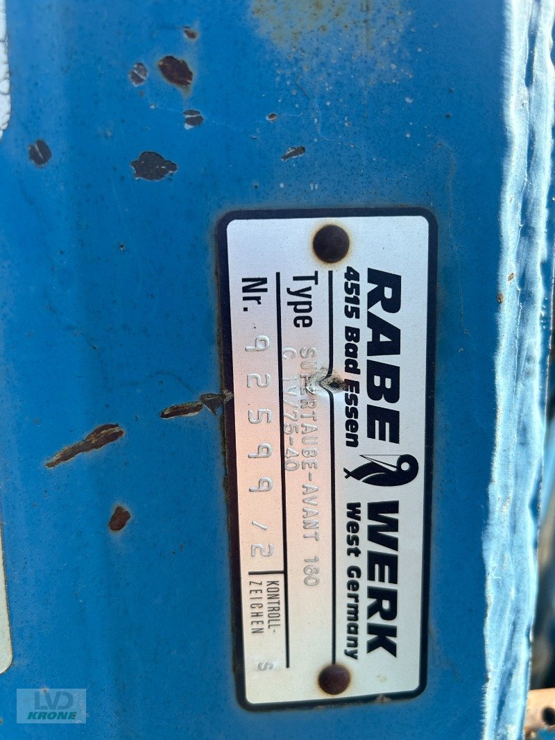 Pflug typu Rabe Super Taube Avant 180, Gebrauchtmaschine w Barsinghausen OT Groß Munzel (Zdjęcie 8)