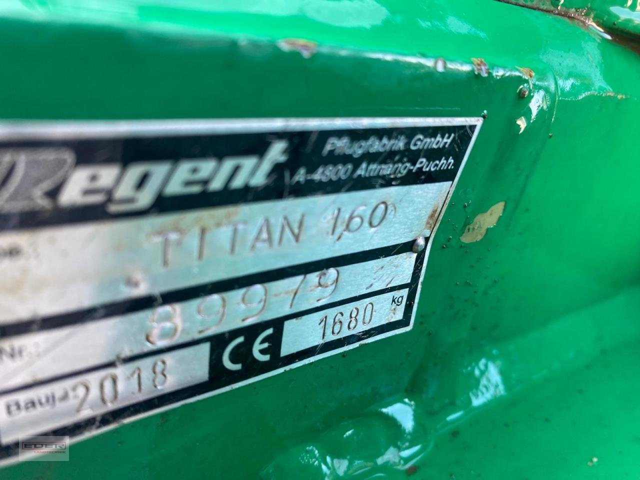 Pflug typu Regent Titan 160 M, Gebrauchtmaschine v Tuntenhausen (Obrázek 11)