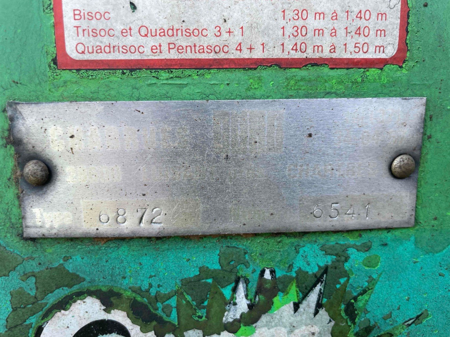 Pflug Türe ait Sonstige Charrue 6872 Duro, Gebrauchtmaschine içinde SAINT CLAIR SUR ELLE (resim 6)