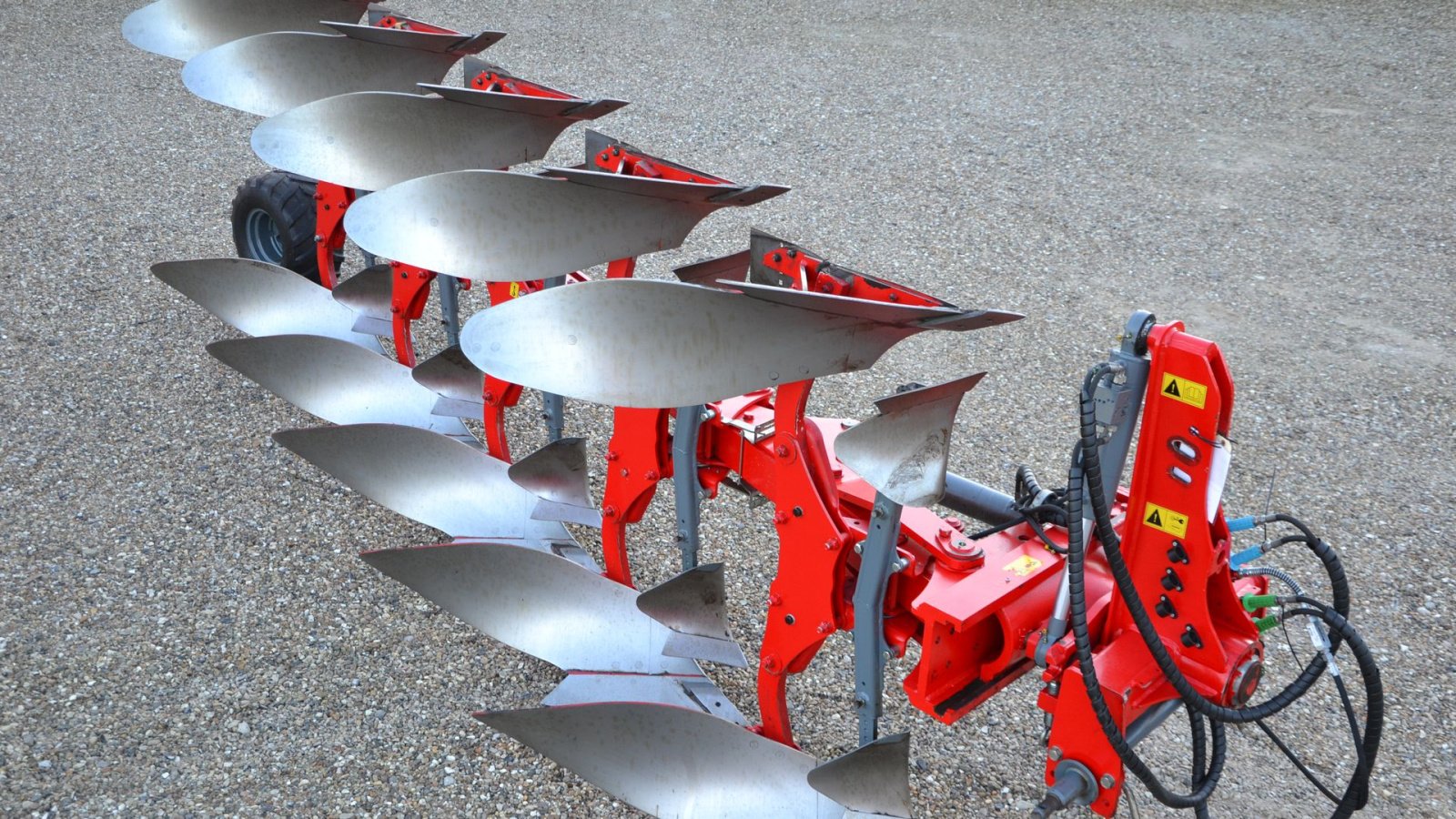 Pflug типа Unia Ibis Vario Plus 5 Hydr. dybdehjul, kørt meget lidt, Gebrauchtmaschine в Vils, Mors (Фотография 4)