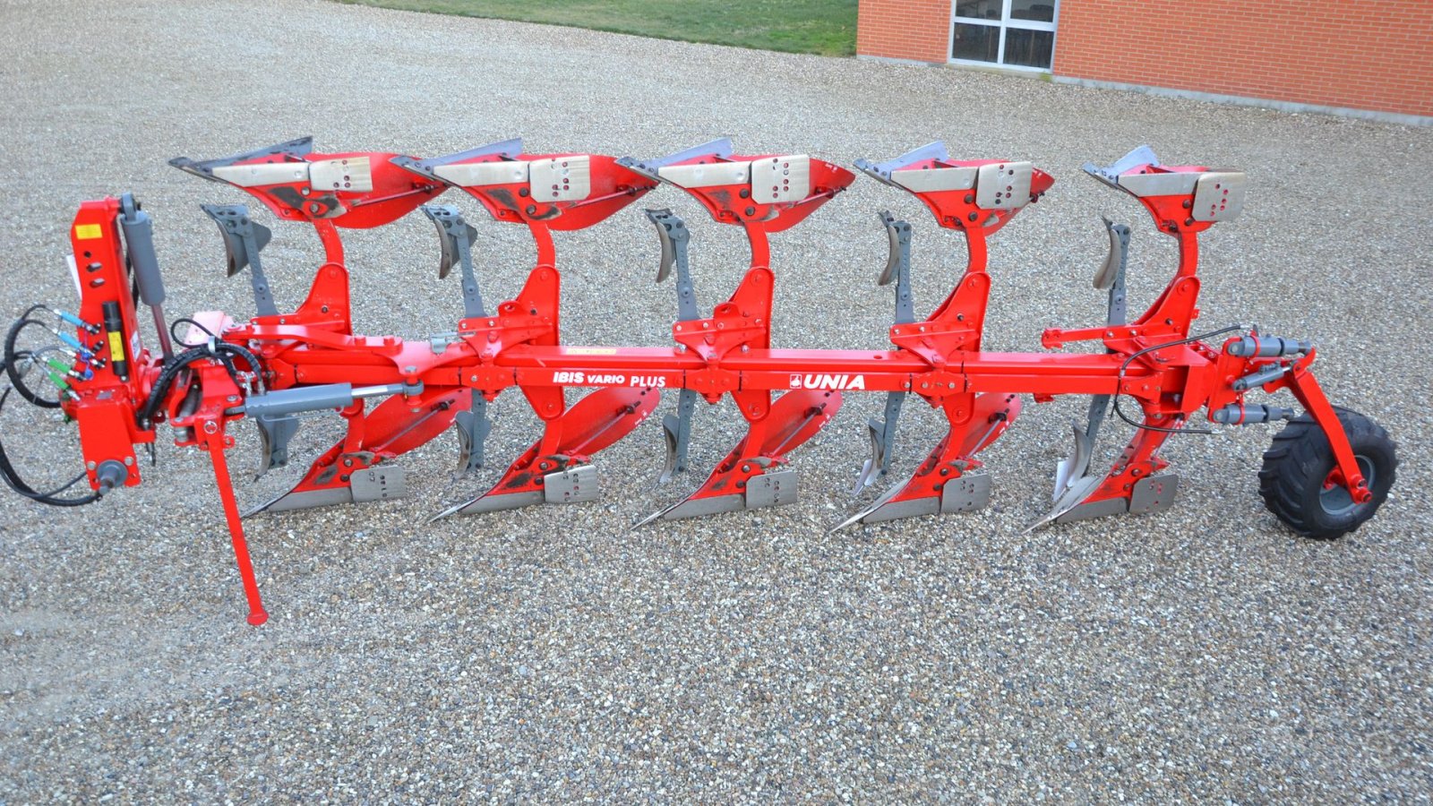 Pflug типа Unia Ibis Vario Plus 5 Hydr. dybdehjul, kørt meget lidt, Gebrauchtmaschine в Vils, Mors (Фотография 2)