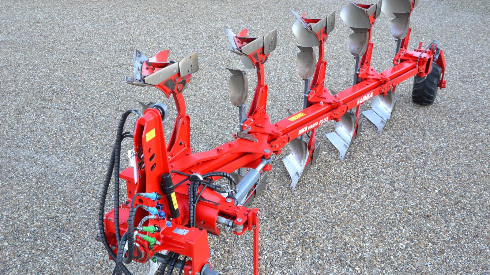 Pflug типа Unia Ibis Vario Plus 5 Hydr. dybdehjul, kørt meget lidt, Gebrauchtmaschine в Vils, Mors (Фотография 1)