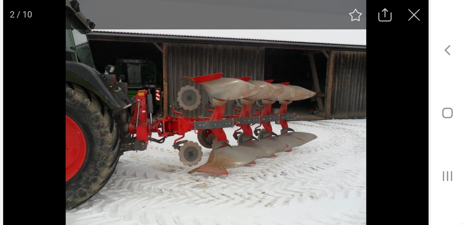 Pflug типа Unia Ibis Vario S 4, Gebrauchtmaschine в Egloffstein (Фотография 1)