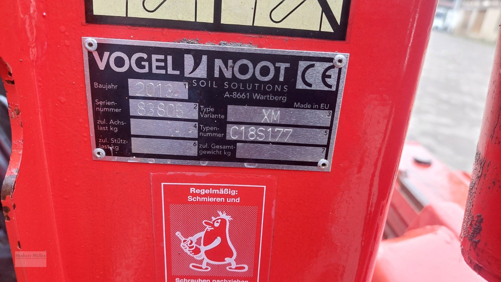 Pflug typu Vogel & Noot Plus XM 1050 Vario, Gebrauchtmaschine v Sauldorf (Obrázek 5)