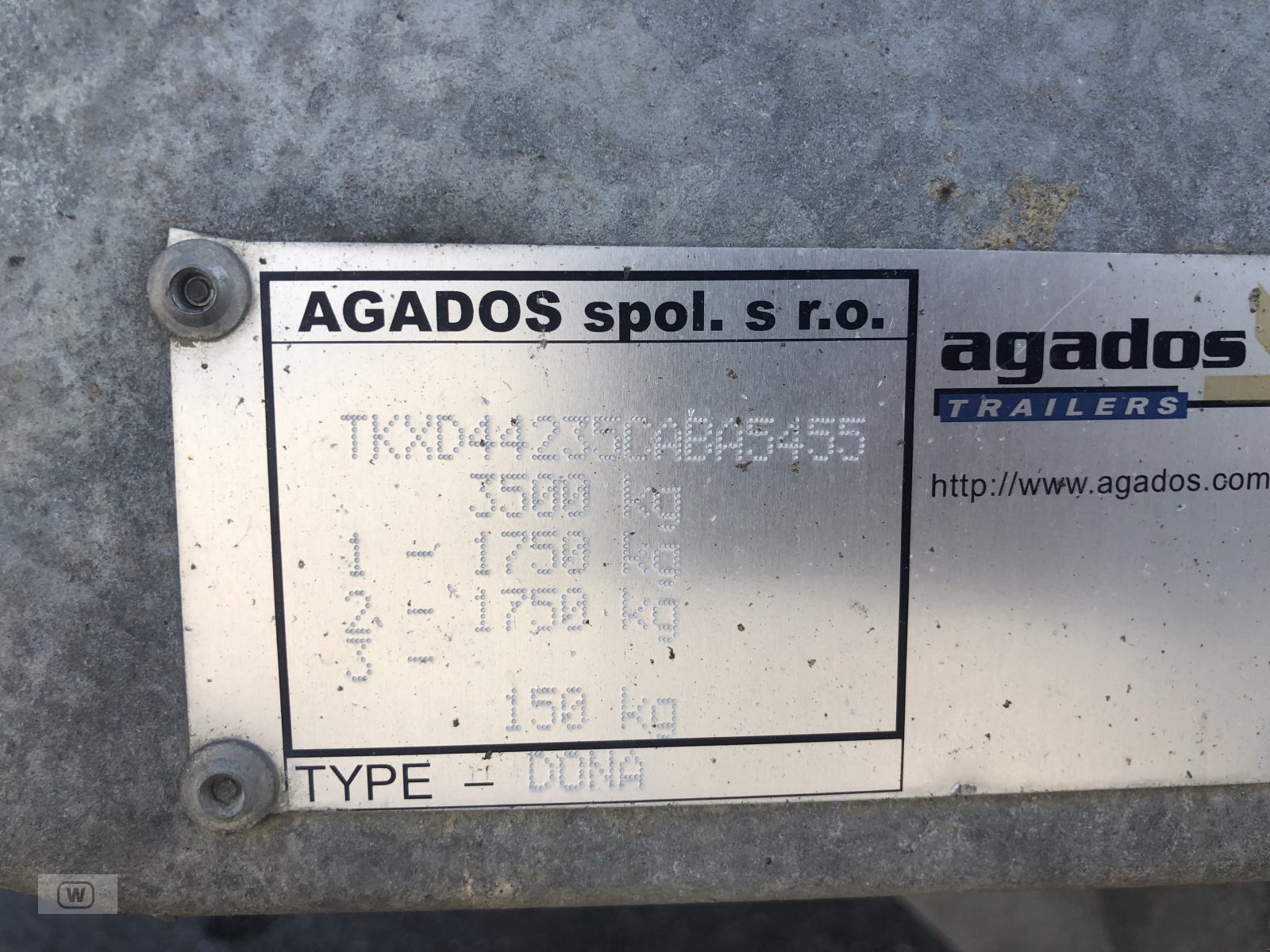 PKW-Anhänger a típus Agados Dona, Gebrauchtmaschine ekkor: Zell an der Pram (Kép 12)