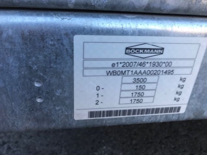 PKW-Anhänger des Typs Böckmann Baumaschinentransporter BT-ST 3518/35 AS, Neumaschine in Tamsweg (Bild 5)