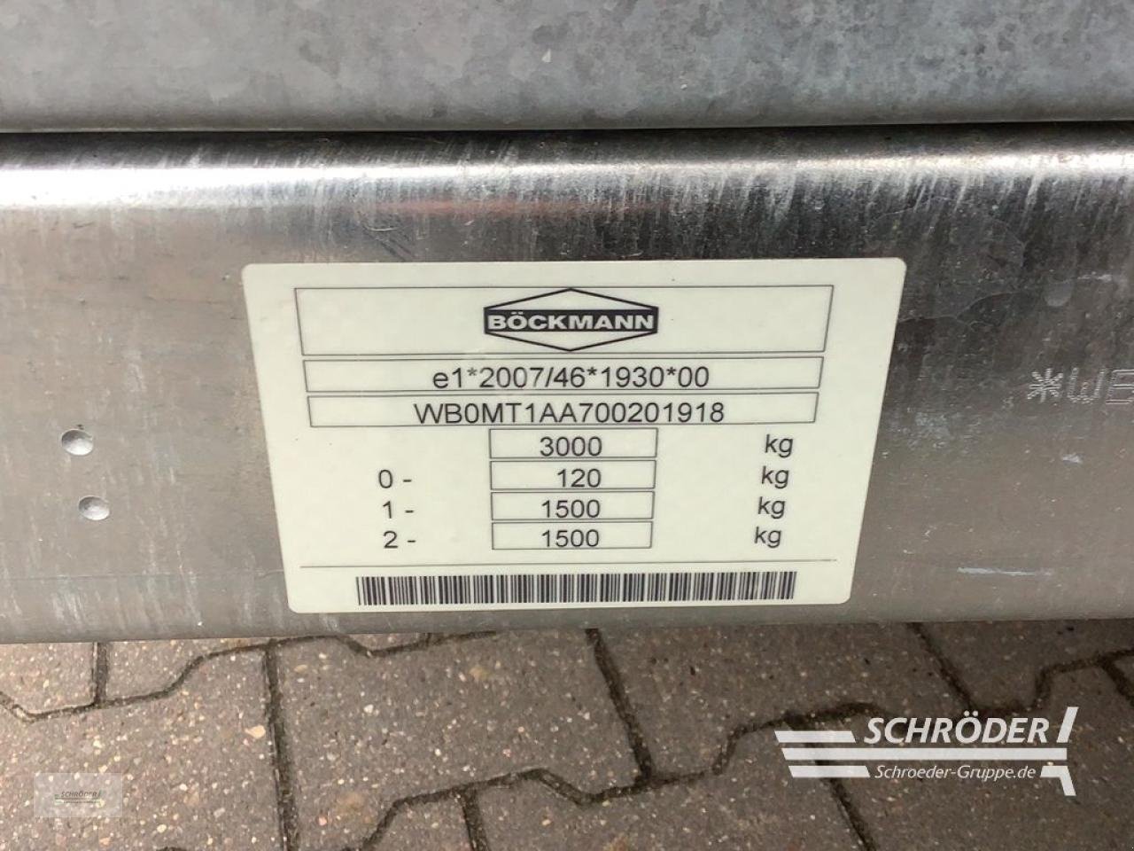 PKW-Anhänger Türe ait Böckmann BT-ST 3518/30 AS, Gebrauchtmaschine içinde Lastrup (resim 7)