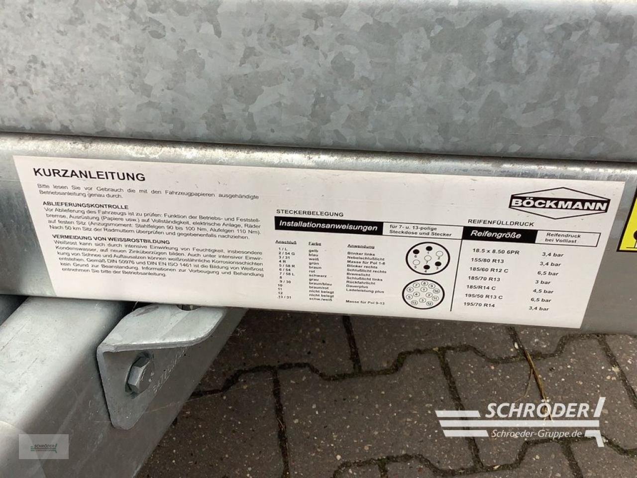 PKW-Anhänger Türe ait Böckmann BT-ST 3518/30 AS, Gebrauchtmaschine içinde Lastrup (resim 8)