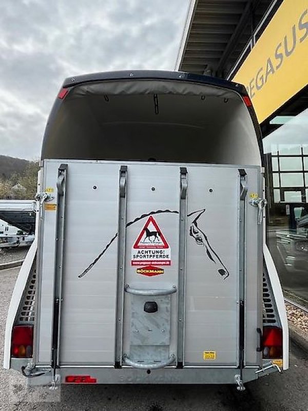 PKW-Anhänger Türe ait Böckmann Champion R 2,4t Western 2 Pferdeanhänger Aluboden, Neumaschine içinde Gevelsberg (resim 5)