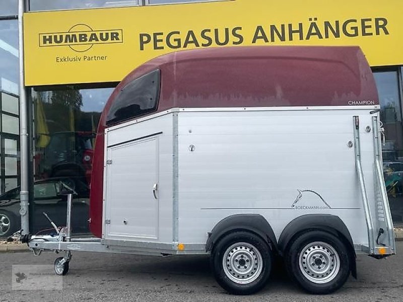 PKW-Anhänger Türe ait Böckmann Champion R 2-Pferdeanhänger ALU SK 2,4t NEU 2024, Neumaschine içinde Gevelsberg (resim 3)