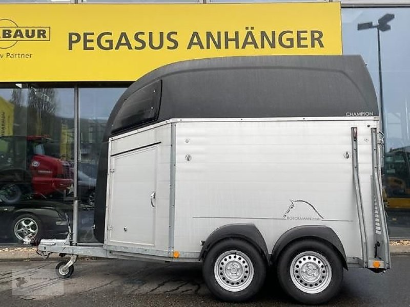 PKW-Anhänger Türe ait Böckmann Champion R 2-Pferdeanhänger Vollalu 100 km/H, Gebrauchtmaschine içinde Gevelsberg (resim 3)
