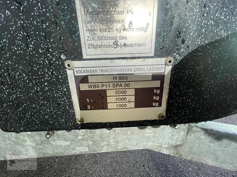 PKW-Anhänger typu Böckmann Comfort Pferdeanhänger SK 100 km/H, Gebrauchtmaschine v Gevelsberg (Obrázek 11)