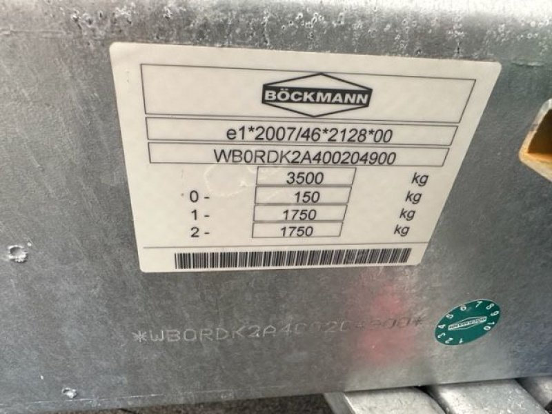 PKW-Anhänger typu Böckmann Dreiseitenkipper DK-AL 3718/35P 3,5to 3,74x1,80m, Neumaschine v Tamsweg (Obrázek 19)