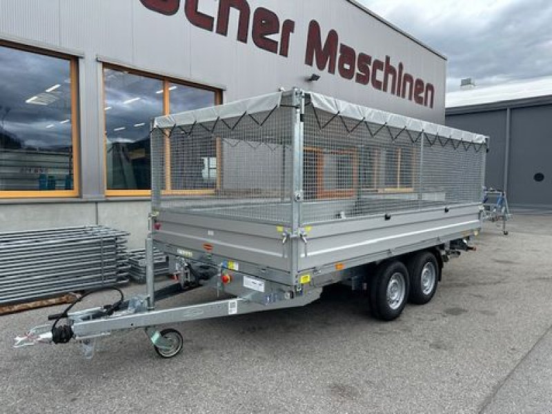 PKW-Anhänger des Typs Böckmann Dreiseitenkipper DK-AL 4121/35P 4,14x2,10m 3,5to, Neumaschine in Tamsweg (Bild 1)