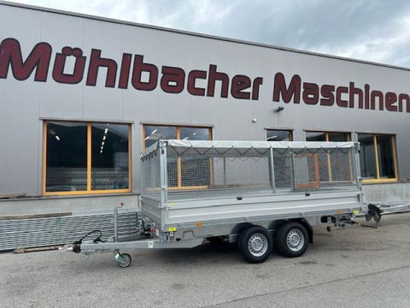 PKW-Anhänger des Typs Böckmann Dreiseitenkipper DK-AL 4121/35P 4,14x2,10m 3,5to, Neumaschine in Tamsweg (Bild 2)