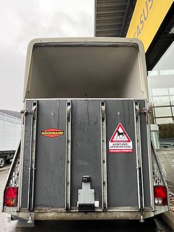 PKW-Anhänger Türe ait Böckmann Duo 2- Pferdeanhänger 2t. Holz/Poly, Gebrauchtmaschine içinde Gevelsberg (resim 4)